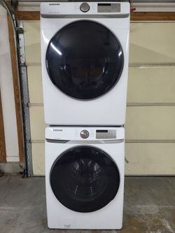 Samsung Stackable Washer And Dryer (Delivery Available)
