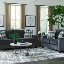 Ashley Brand Sofa And Love Seat Couch Set 