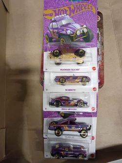 Hot Wheels purple and gold series 🔥
