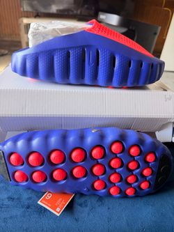 Nike Slide Sandals Blue and Red