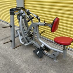 Hoist Roc It Seated Mid Row/ Rotating Handles - Olympic Weight Plate Loaded - Excellent Condition -  Commercial Gym Equipment 
