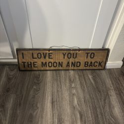Wooden Love Sign 