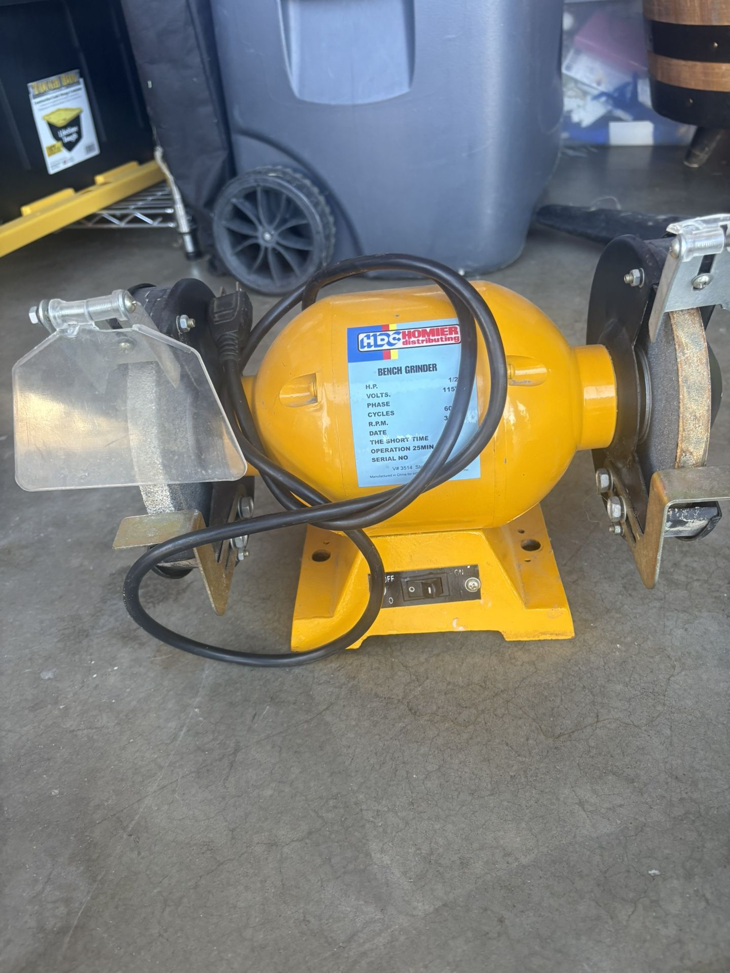 HDC Homier Distributing Bench Grinder