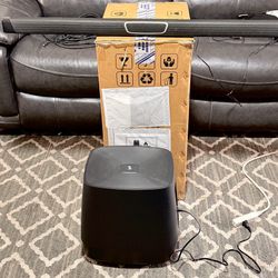 Polk Audio MagniFi MAX AX SR Powered 5.1.2-channel sound bar and wireless subwoofer system with Wi-Fi, Bluetooth , Apple AirPlay 2, DTS:X and Dolby At