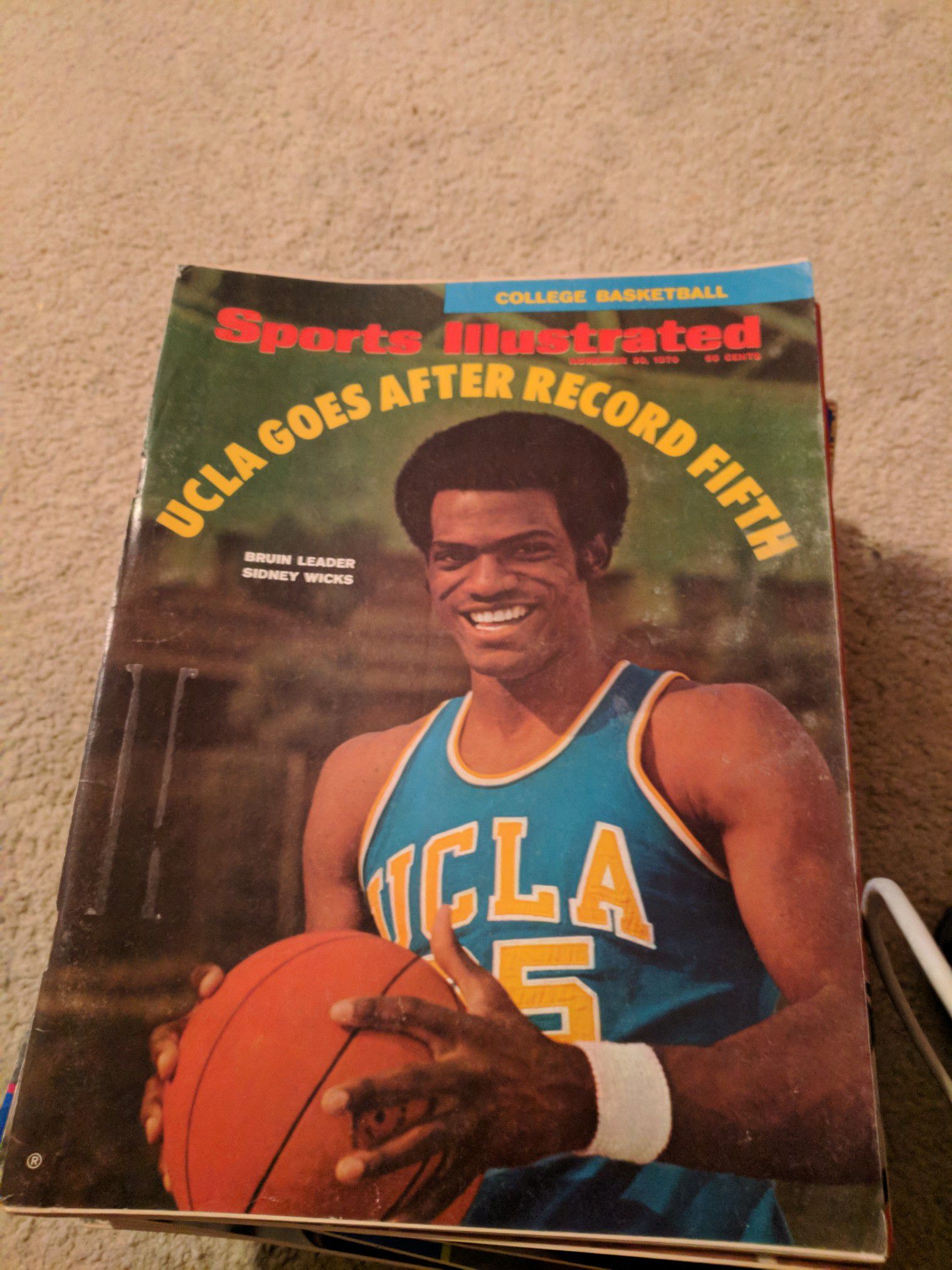 1970 sports illustrated Sidney Wicks UCLA