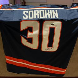 Ilya Sorokin Signed Jersey 