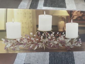 Gorgeous Beaded Metal Centerpiece
