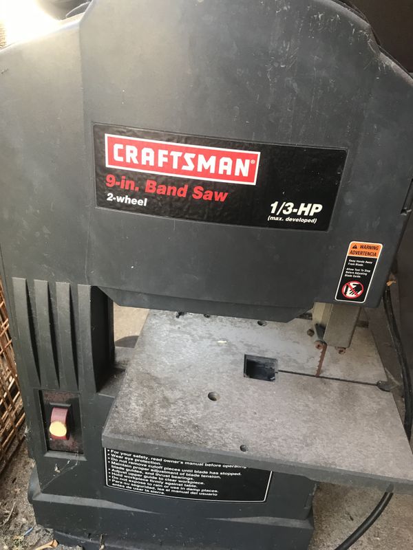 Craftsman 9in Band Saw for Sale in Rancho Cucamonga, CA OfferUp