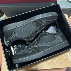 Jordan 1 travis scott black phantom