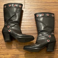 VTG Harley-Davidson Heeled Boots, Size: 7