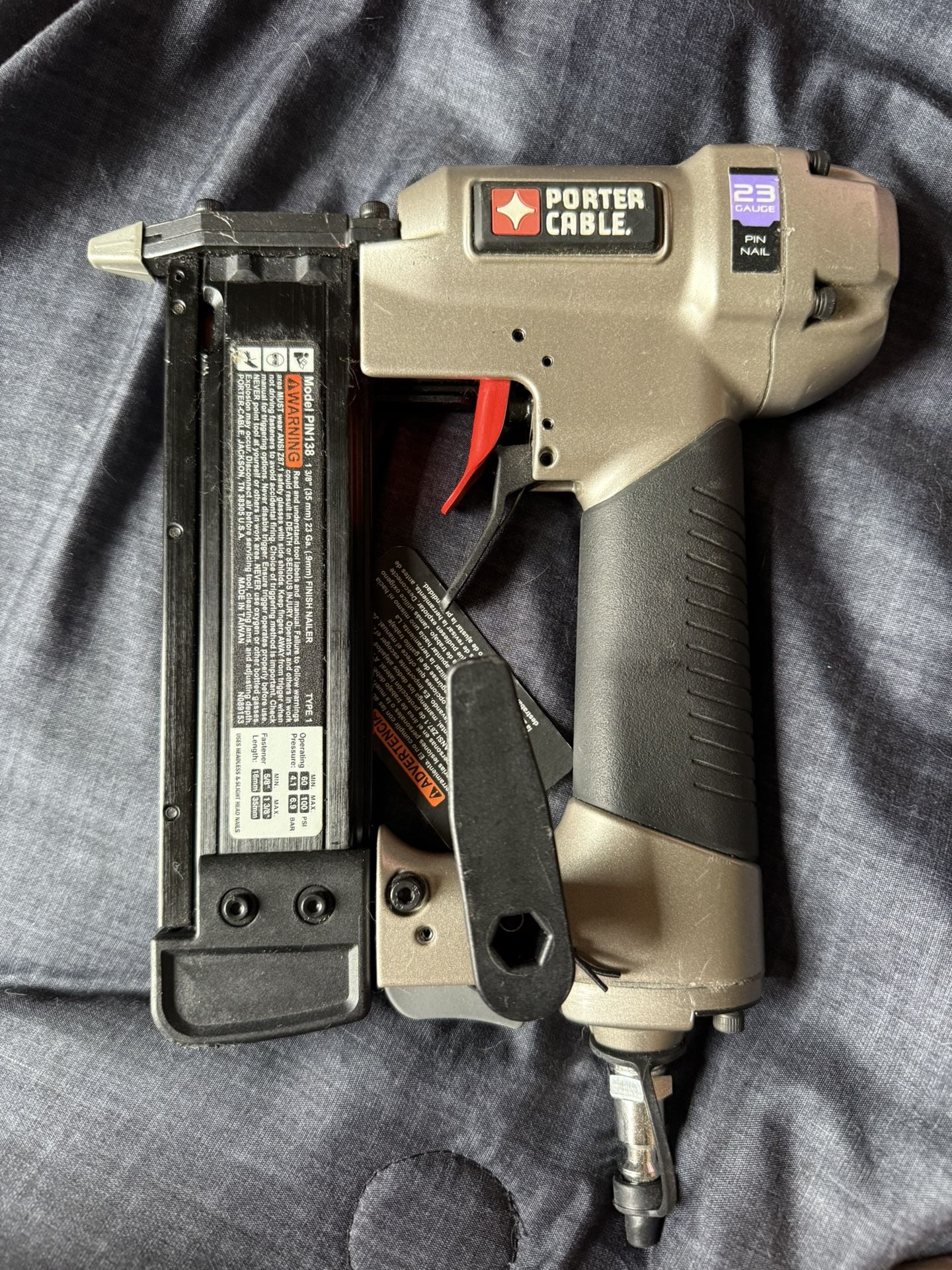 porter cable 23 gauge