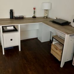 L shaped desk