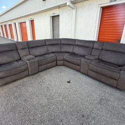 🎯PERFECT RECLINER SECTIONAL - 🚛DELIVERY AVAILABLE
