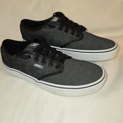 Vans Atwood Textile Black Skate Shoes 8.5 Men