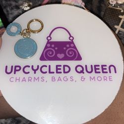 Light Blue Bag Charm/key Chain 