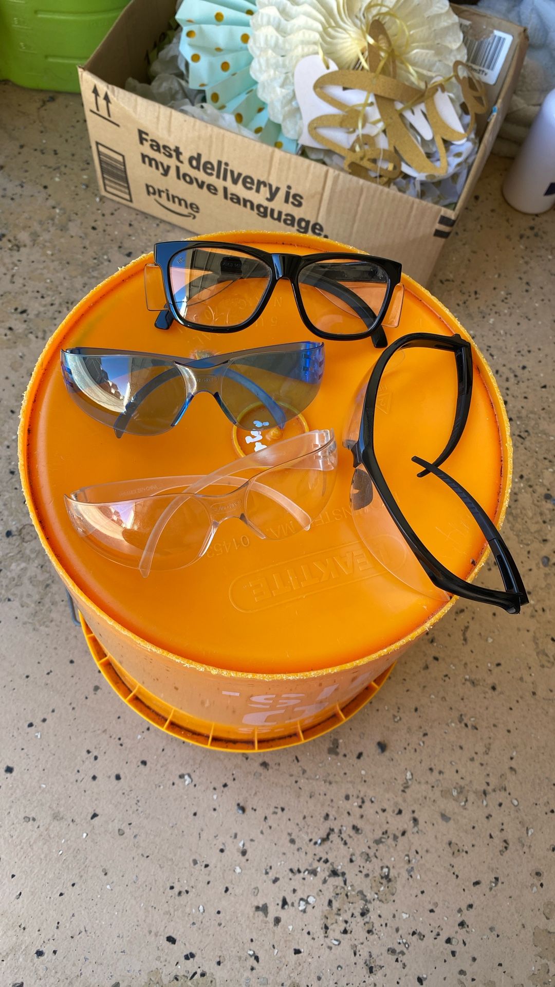 Safety Glasses And 1 Pair Of Safety Sunglasses