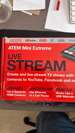 Blackmagic Atem mini Extrême