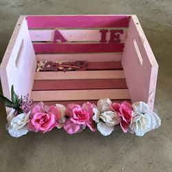 Decorative milk crate