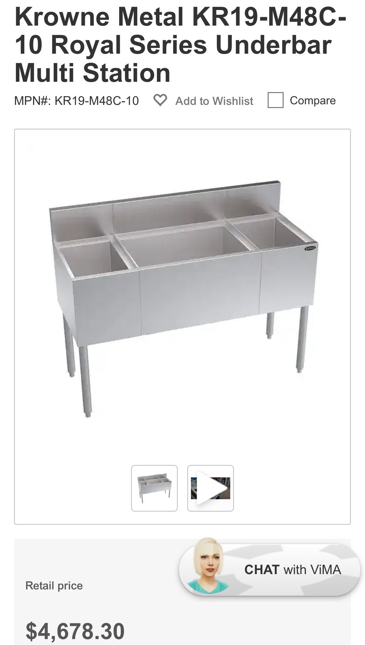 Krowne Commercial Bar Equipment