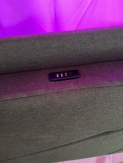 Queen size bed Frame with charging station