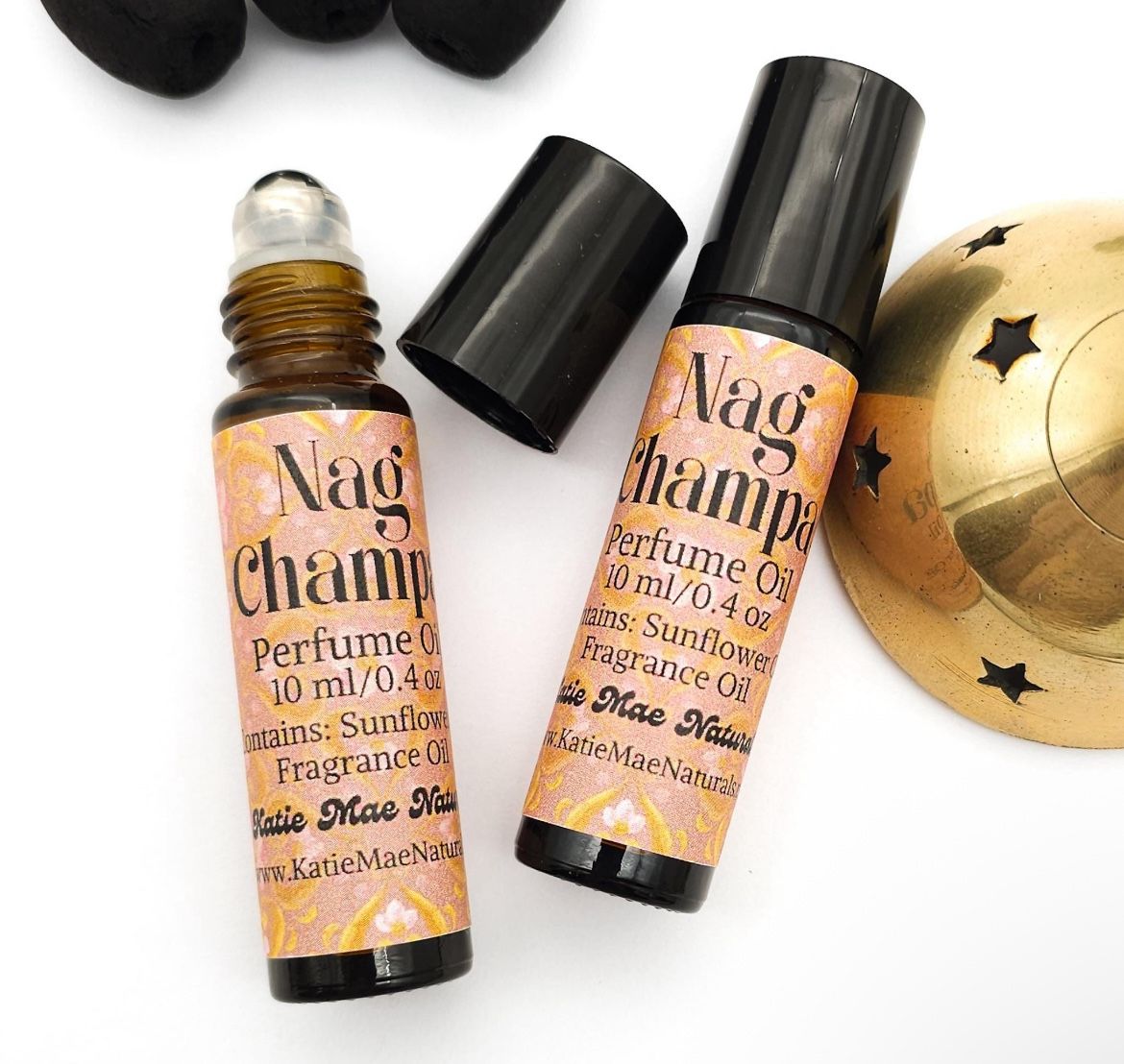 🌺 Nag Champa Roll-On Perfume Oil – 10ml 🌺 ✨ Calming • Exotic • Spiritual Aroma A timeless scent known for its earthy, sweet, and meditative vibe. T