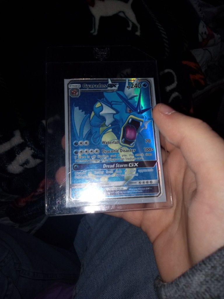Pokemon Card Gyarados GX Fall Art