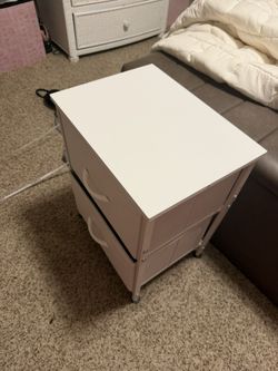 white nightstand