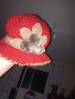 Bucket Hat  knitted hat for fall or winter 