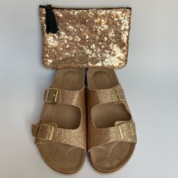 New Fitory Sandals (5) and Ipsy Cosmetic Bag