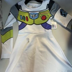 Buzz Lightyear Halloween Costume Dress Kids Size Small (4-6?) New