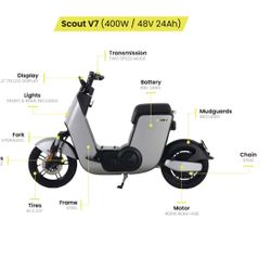 E-Tek Scout V7 E-Bike / Electric Scooter. Bike (1) Available, (1) SOLD $AVE!!!