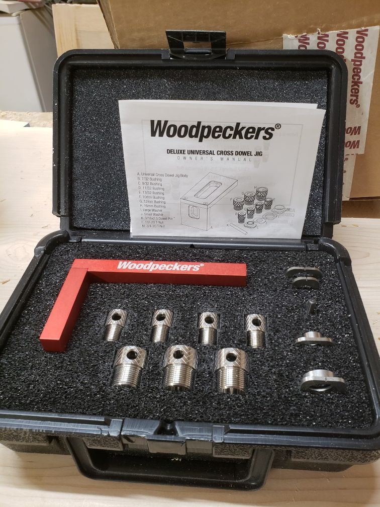 Woodpeckers Deluxe Universal Cross Dowel Jig