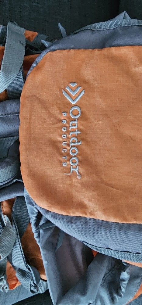 Backpack, Or duffel bag.