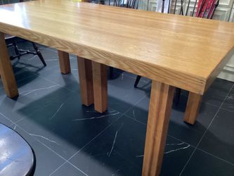 Butcher’s Block Dining Table; solid wood; high end designer dining table;paid $3,500./ today new $5,000.+ : $3000. or best offer
