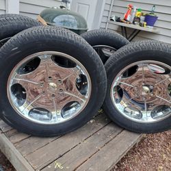 Set Of Rims And Tires 