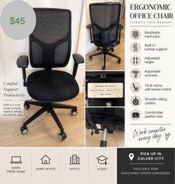 Ergonomic High-Back Mesh Office Chair – Adjustable – Great Condition