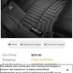 Ford F 250 Super Duty Weather Tech Mats