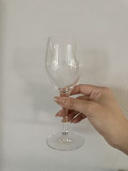 Aesthetic Clear Glass Cups Set of 6 | Minimalist Drinking Glasses