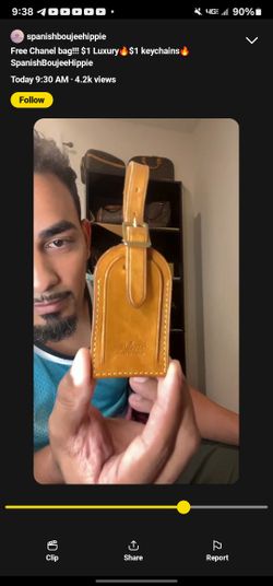 authentic lv bando tag and buckle