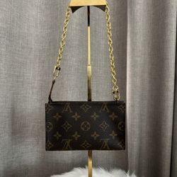 AUTHENTIC Louis Vuitton Monogram Bucket Pouch 