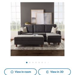 Sectional With Ottoman