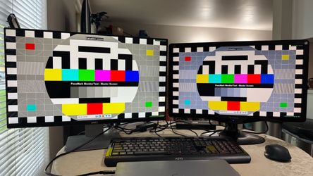 2 Monitors ā Dell 27ā + ViewSonic 24ā ā $30 for Both!