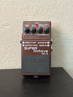 Boss Super Octave OC-3 Guitar Pedal