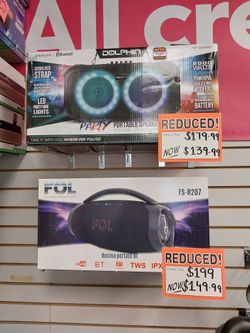  🔊 Dolphin & Fol Speaker 🔊 special price $139 up $149 Now so come by and get one 