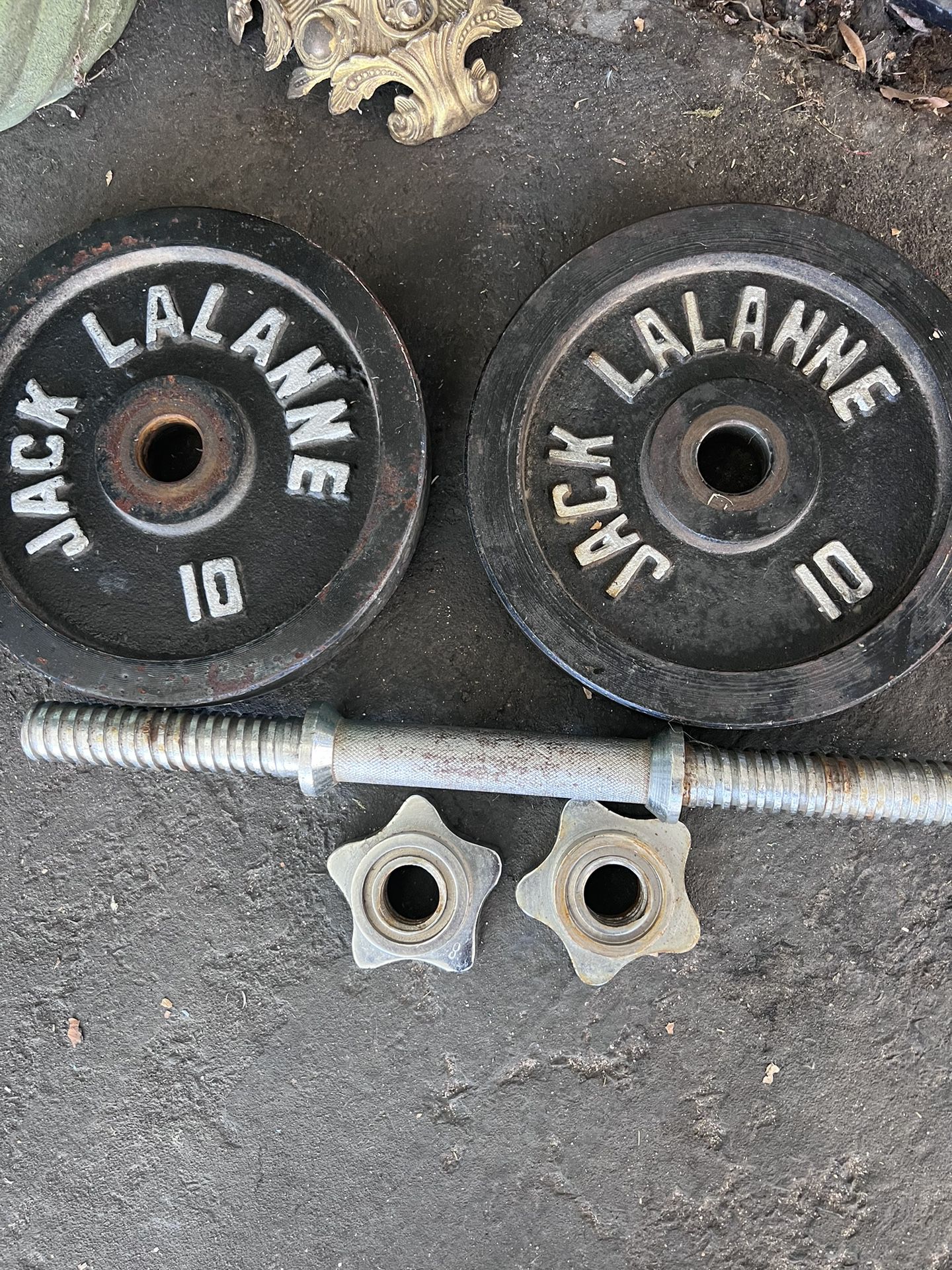 Weight Late And Dumbbell Handle
