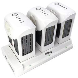 3-PORT CHARGING HUB FOR DJI PHANTOM 4 INTELLIGENT FLIGHT BATTERIES

