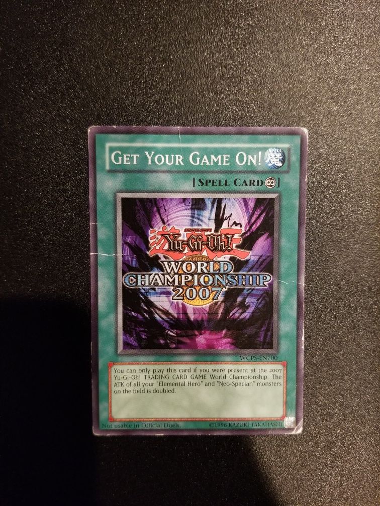 Yu-Gi-Oh Get Your Game On! World Championships 2007 Card for Sale in San  Diego, CA - OfferUp