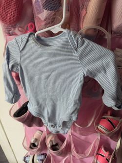 Carter's Baby Long Sleeve Striped Onesie