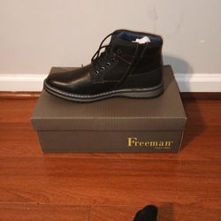 Brand New Freeman Leather Boots