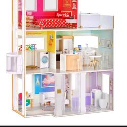 Doll House- Wooden- 3 Stroy